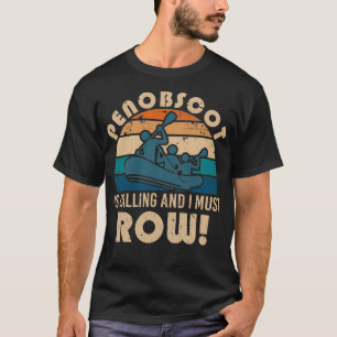 Camiseta Raseado en río Penobscot Clásico TShirt