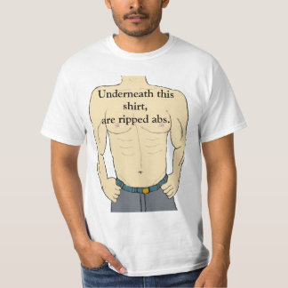 Camiseta rasgada del ABS