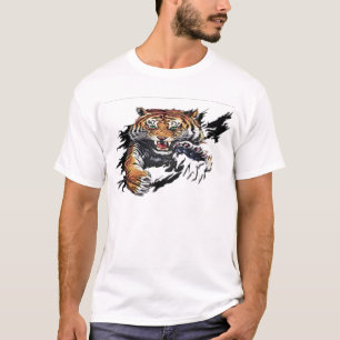 Camiseta rasgón del tigre