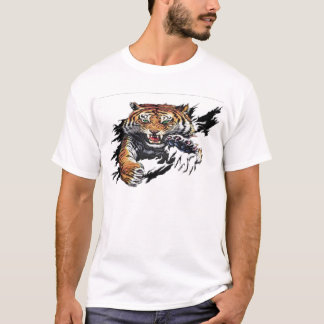 Camiseta rasgón del tigre