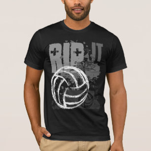 Camiseta RASGÓN del voleibol ÉL B&W