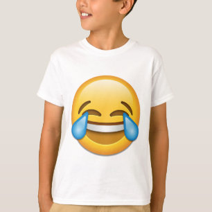 Camiseta Rasgones de la emoji de la alegría divertidos