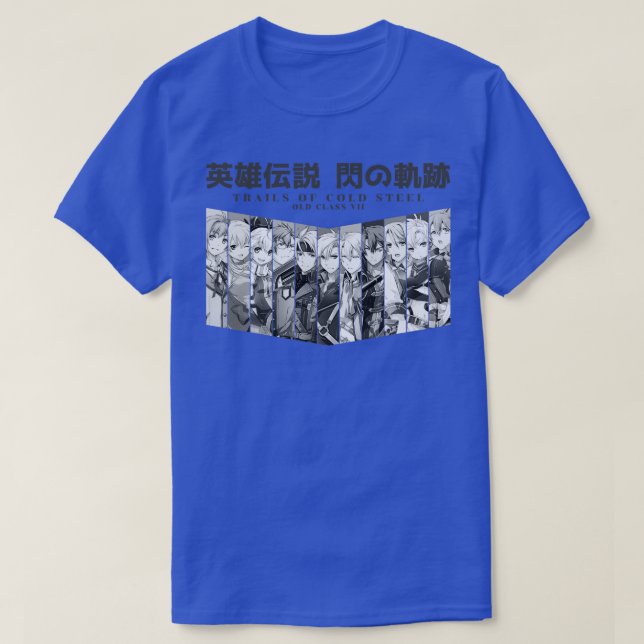 Camiseta Rasgos De Acero Frío Blanco (Diseño del anverso)