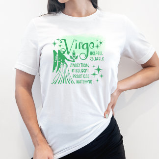 Camiseta Rasgos de personalidad del horóscopo de Rótulo zod