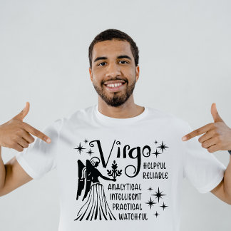 Camiseta Rasgos de personalidad del horóscopo de Rótulo zod