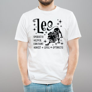 Camiseta Rasgos de personalidad del horóscopo del Rótulo Zo