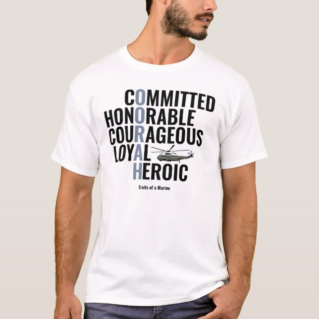 Camiseta Rasgos de un marino (Anverso)
