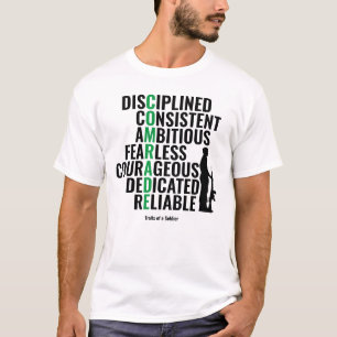 Camiseta Rasgos de un soldado