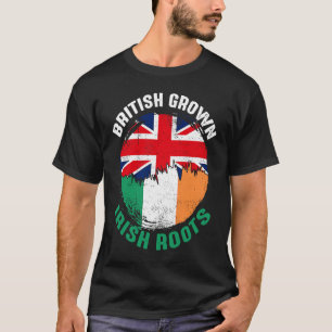 Camiseta Rasgos irlandeses cultivados británicos vintage fl