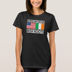 Camiseta Rasgos irlandeses cultivados en Estados Unidos Día
