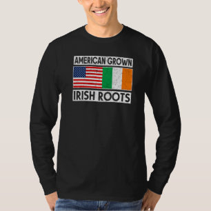 Camiseta Rasgos irlandeses cultivados en Estados Unidos Día