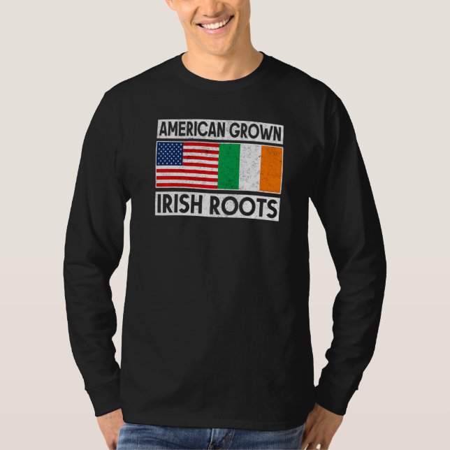 Camiseta Rasgos irlandeses cultivados en Estados Unidos Día (Anverso)