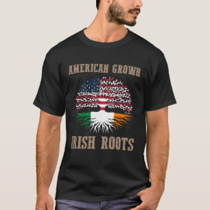Camiseta Rasgos irlandeses en la franja de Estados Unidos B