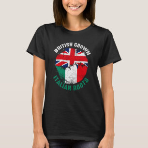 Camiseta Rasgos italianos cultivados británicos vintage ban