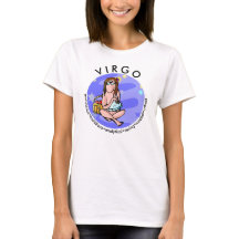 Rasgos zodiacales de Virgo de dibujos animados per
