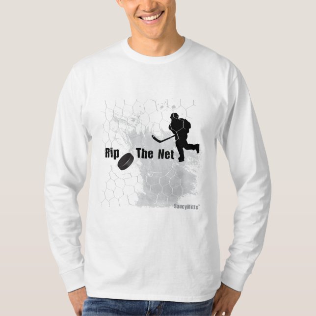 Camiseta Rasgue el duende malicioso de hockey neto (Anverso)