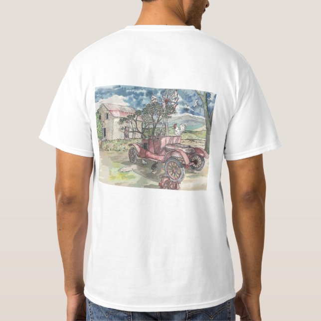 Camiseta Rasguño de pollo (Reverso)