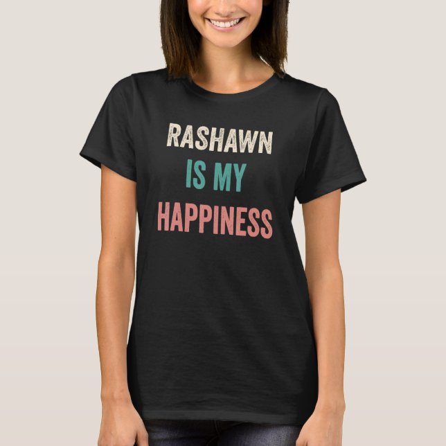 Camiseta Rashawn Es Mi Felicidad (Anverso)