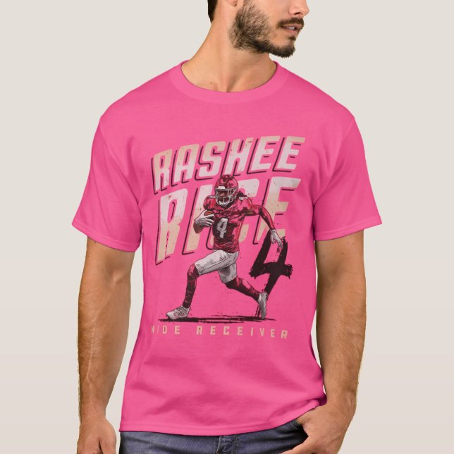 Camiseta Rashee Rice Kansas City Stripes (Anverso)
