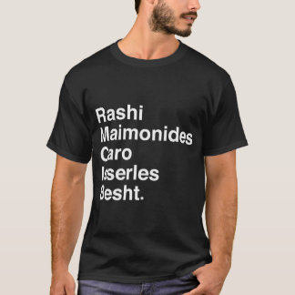 Camiseta Rashi, Maimonides.