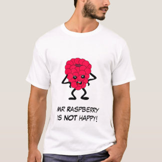 Camiseta Raspberry Bad Fruit Gang con eslogan de Personaliz