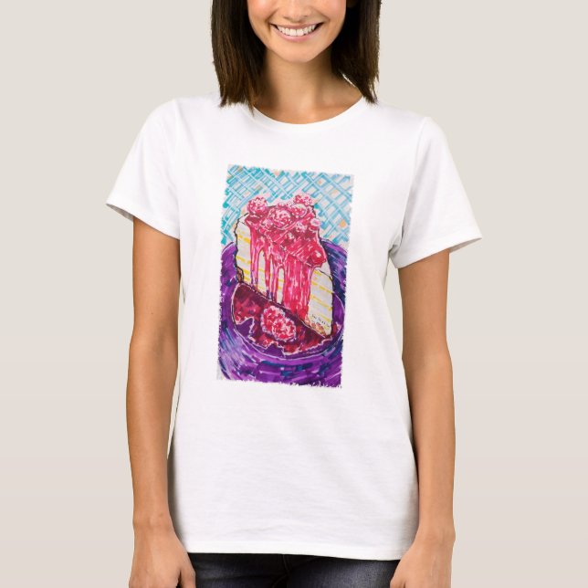 Camiseta Raspberry Cake (Anverso)