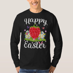 Camiseta Raspberry Easter Huevo de caza Floral Frambuesa Es