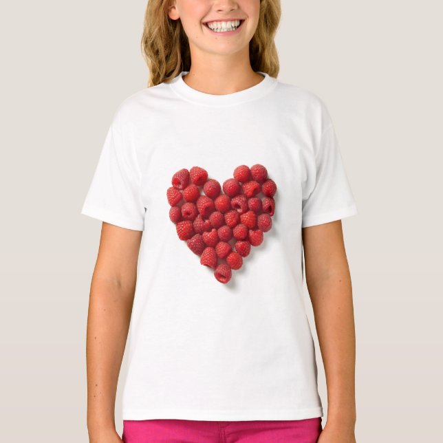 Camiseta Raspberry Heart (Anverso)
