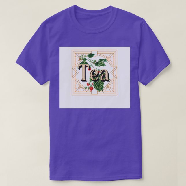 Camiseta Raspberry Tea (Diseño del anverso)