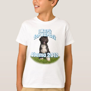 Camiseta Raspo para Barack, BO el primer perro Obama