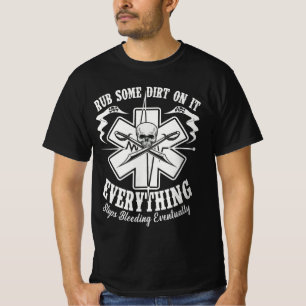 Camiseta Rasque Algo De Suciedad En Su Médico Ems Emt Param