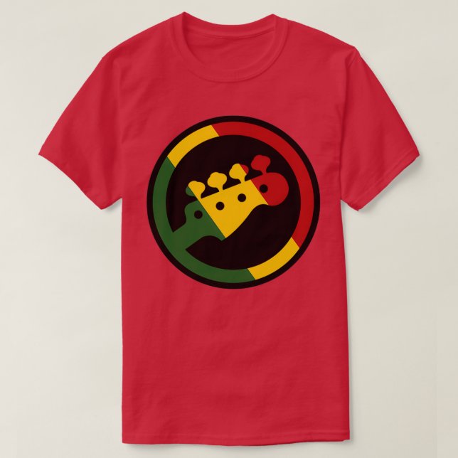 Camiseta Rasta bass (Diseño del anverso)