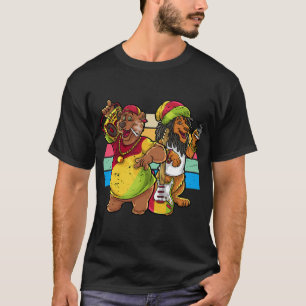 Camiseta Rasta Bear y León 