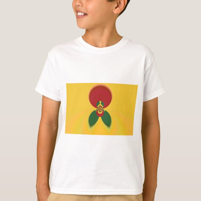 Camiseta Rasta Colores Resumen Arte Imprimir (Anverso)