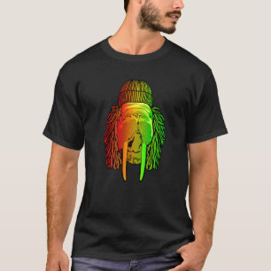Camiseta Rasta Cool Walrus Dreadlocks Walrus Rasta