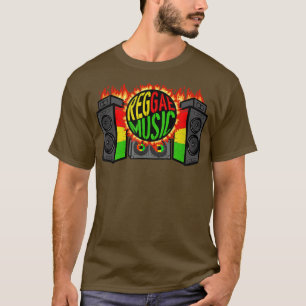 Camiseta Rasta de música reggae
