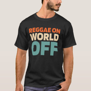 Camiseta Rasta De Reggae Retro - Reggae De Música Vintage E