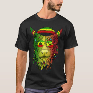 Camiseta Rasta Escocia de la vaca de montaña Escocia Stoner