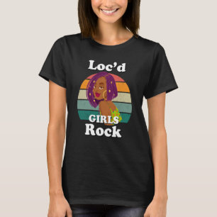 Camiseta Rasta Hair Dreadlocks Loc Rock Black Chica Melani