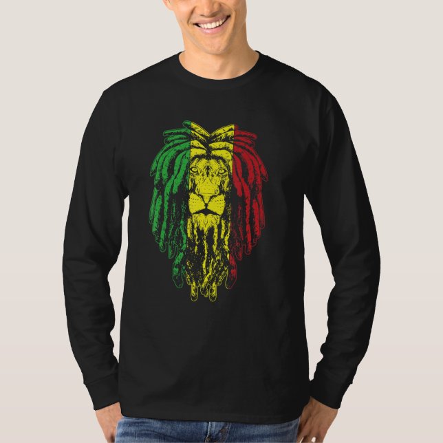 Camiseta Rasta Jamaica Lion (Anverso)