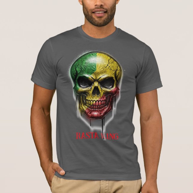 CAMISETA RASTA KING SKULL (Anverso)