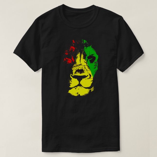 Camiseta Rasta - León De Judá (Diseño del anverso)