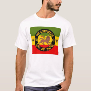 Camiseta Rasta - león de Judah - reggae - T. Shirt