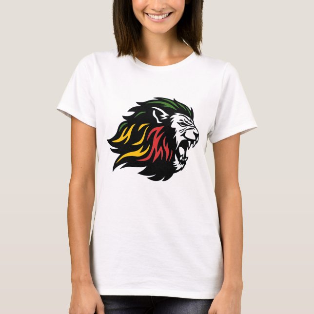 Camiseta Rasta León de Judah T-Shirt (Anverso)