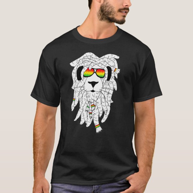 Camiseta Rasta Lion (Anverso)