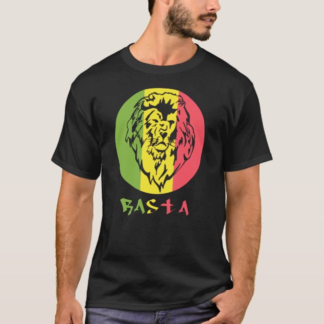 Camiseta Rasta Lion Hoodie (Anverso)