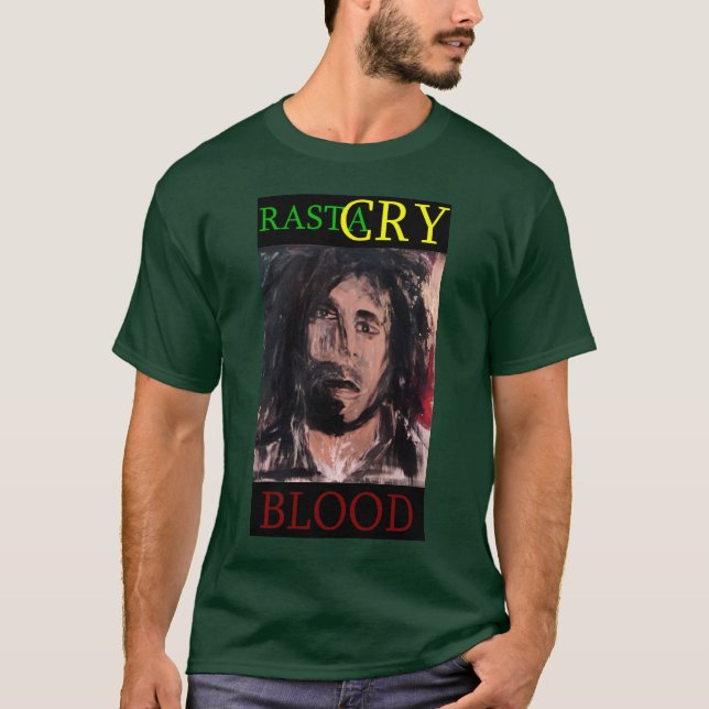 CAMISETA RASTA LLORA SANGRE (Anverso)