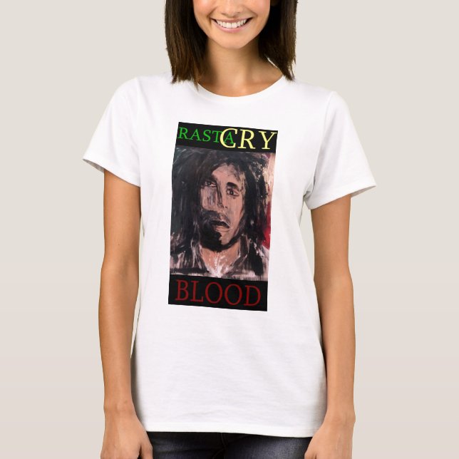 CAMISETA RASTA LLORA SANGRE (Anverso)