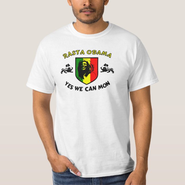 Camiseta Rasta Obama (Anverso)