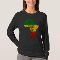 Rasta Reggae Giraffe Africa Mapa un amor rastafari